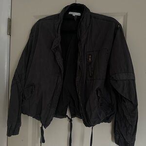 Young Fabulous & Broke Charcoal Jacket